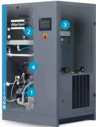 VSD screw air compressor
